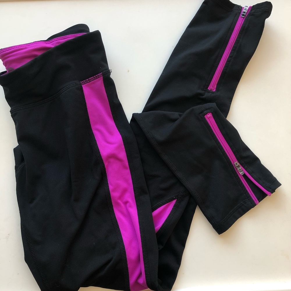 Champion Leggings with Purple Details